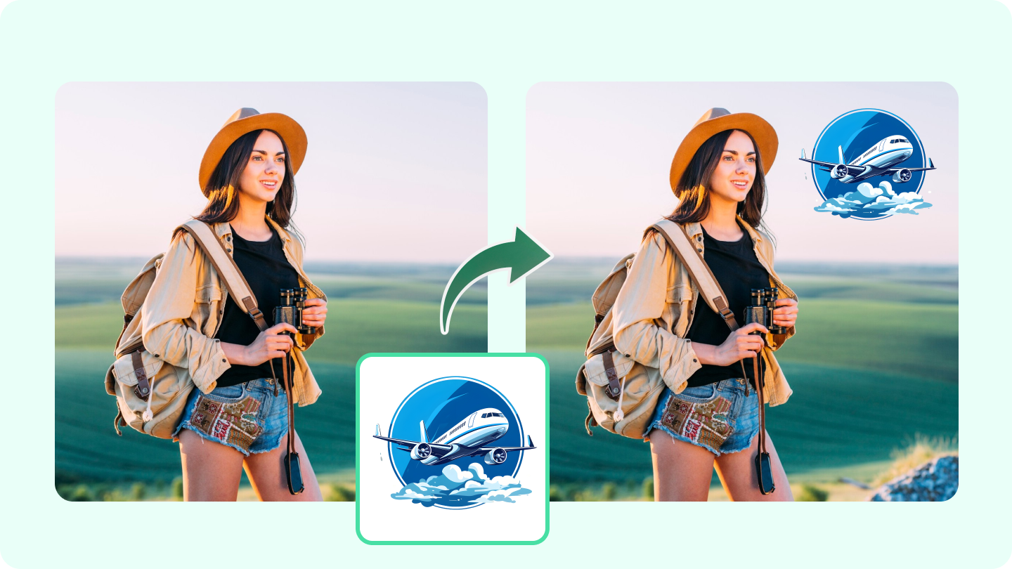 add logo to picture