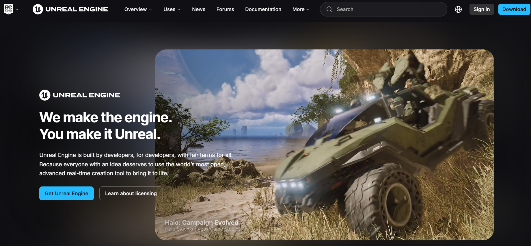 Unreal Engine: Advanced real-time 3D previsualization