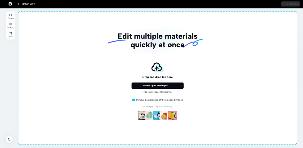 Batch edit images at once