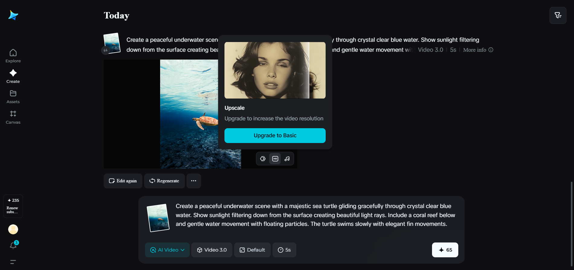 generator AI pentru videoclipuri fără față, gratuit
