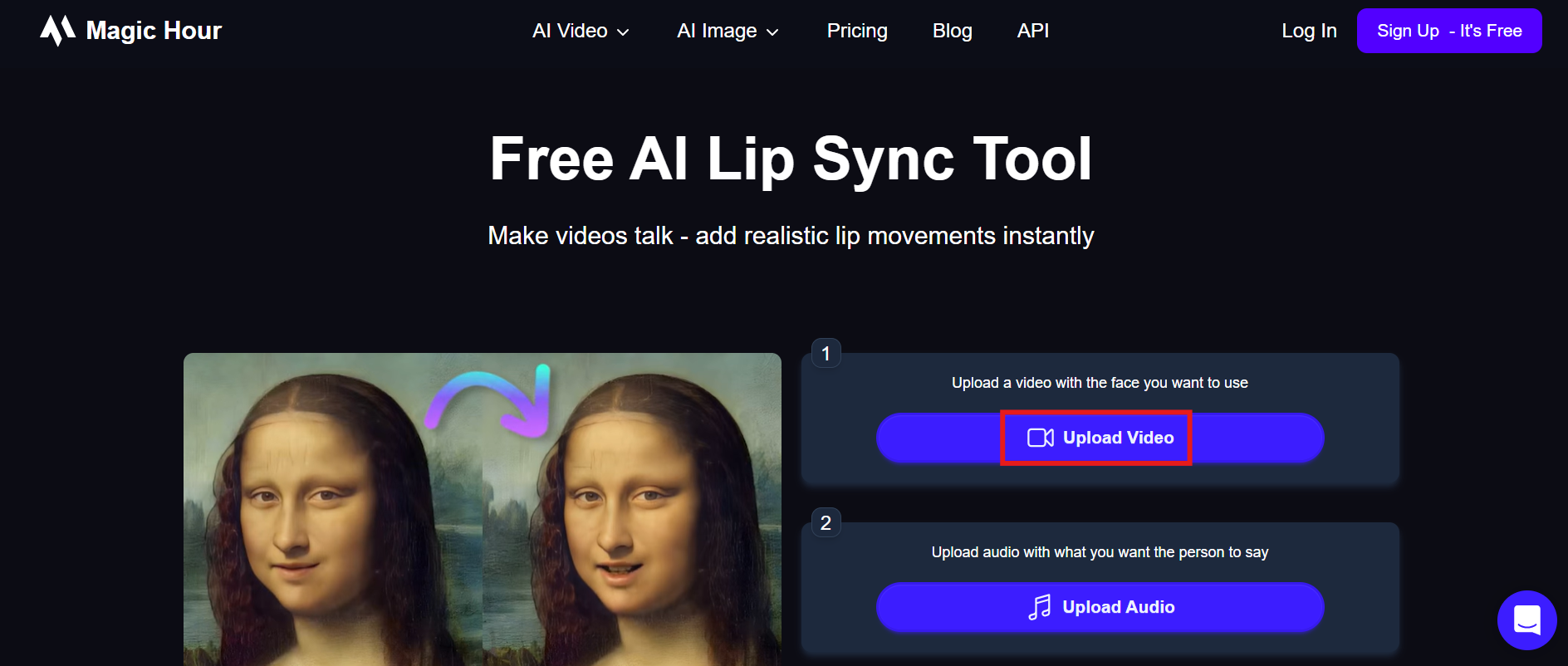 Upload video