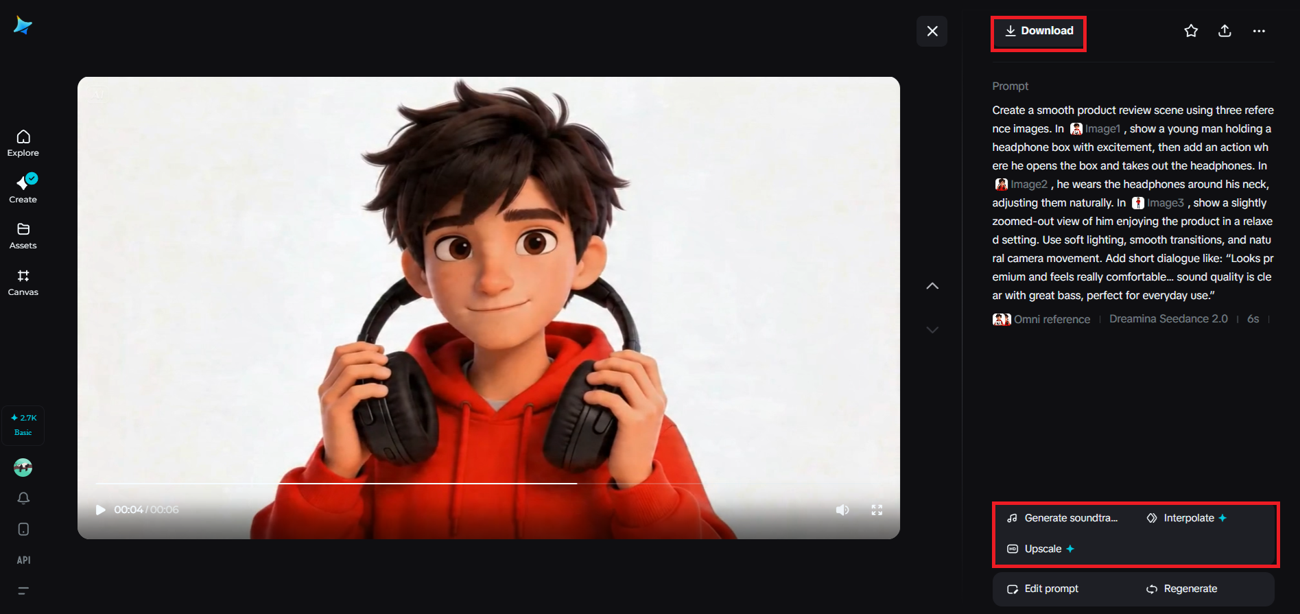 미리보기, 향상 및 다운로드