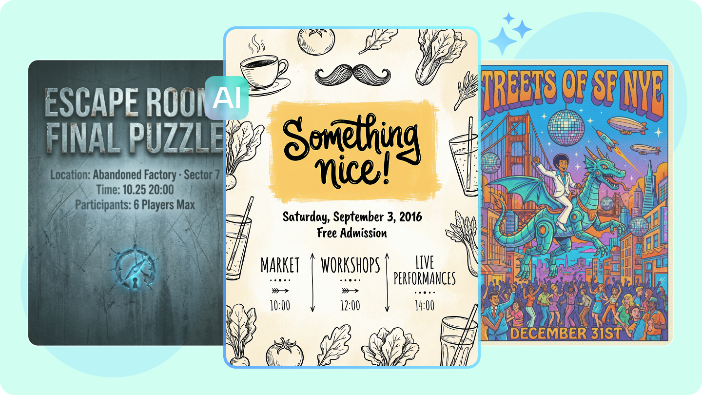 Buat Poster Acara Menangkap Mata dengan Generator AI Dreamina