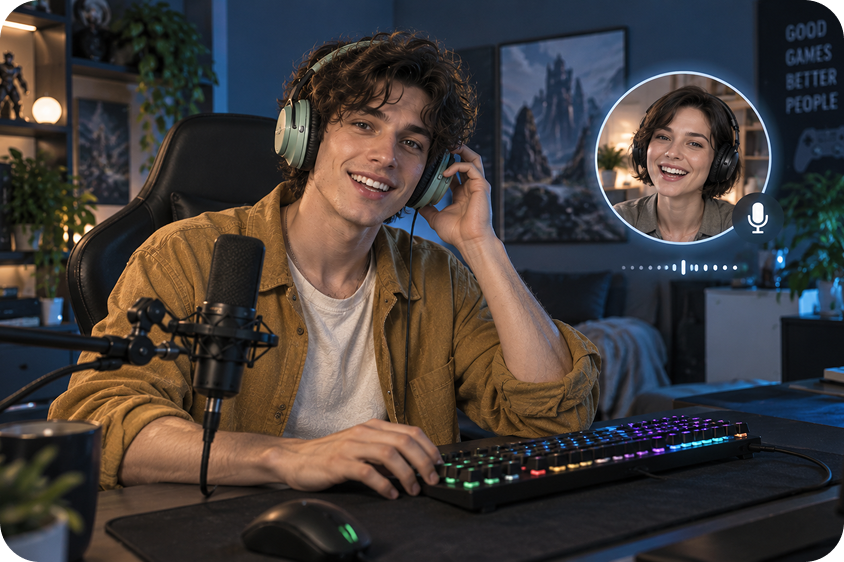 Creating girl voice changer audio for gaming