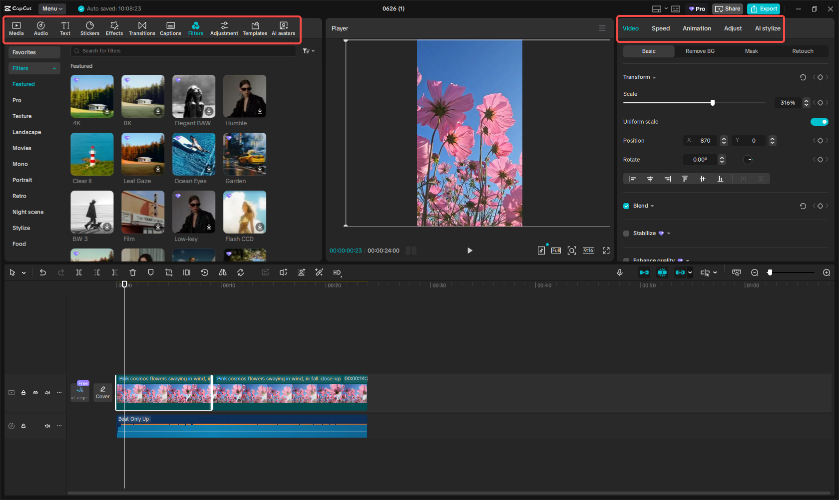 Edit the video post