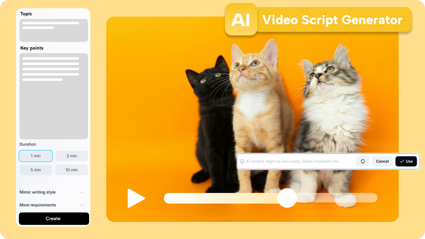 Generator ng script ng video