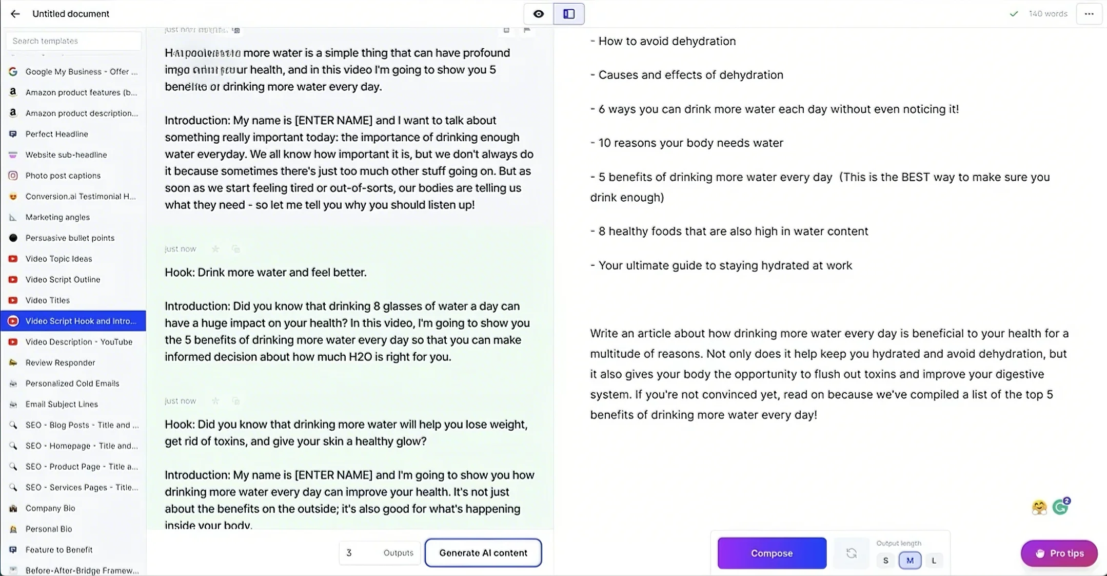 YouTube ai komut dosyası oluşturucu