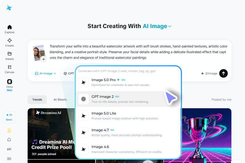 Customize the settings and generate
