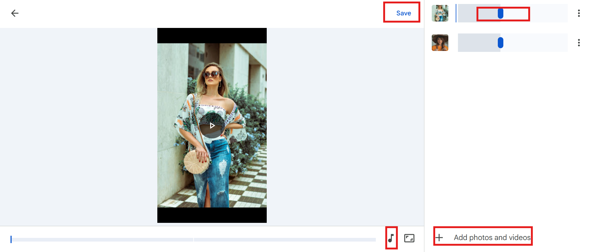 Enregistrer la vidéo