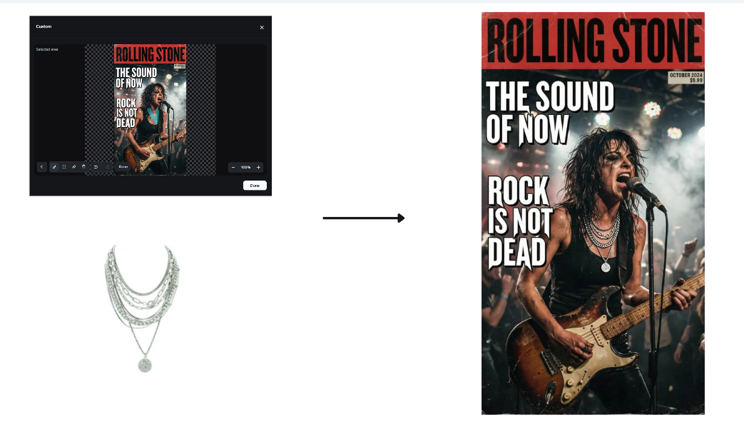 Función de edición interactiva en Dreamina