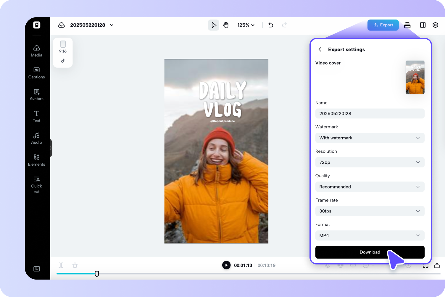 Export your itinerary