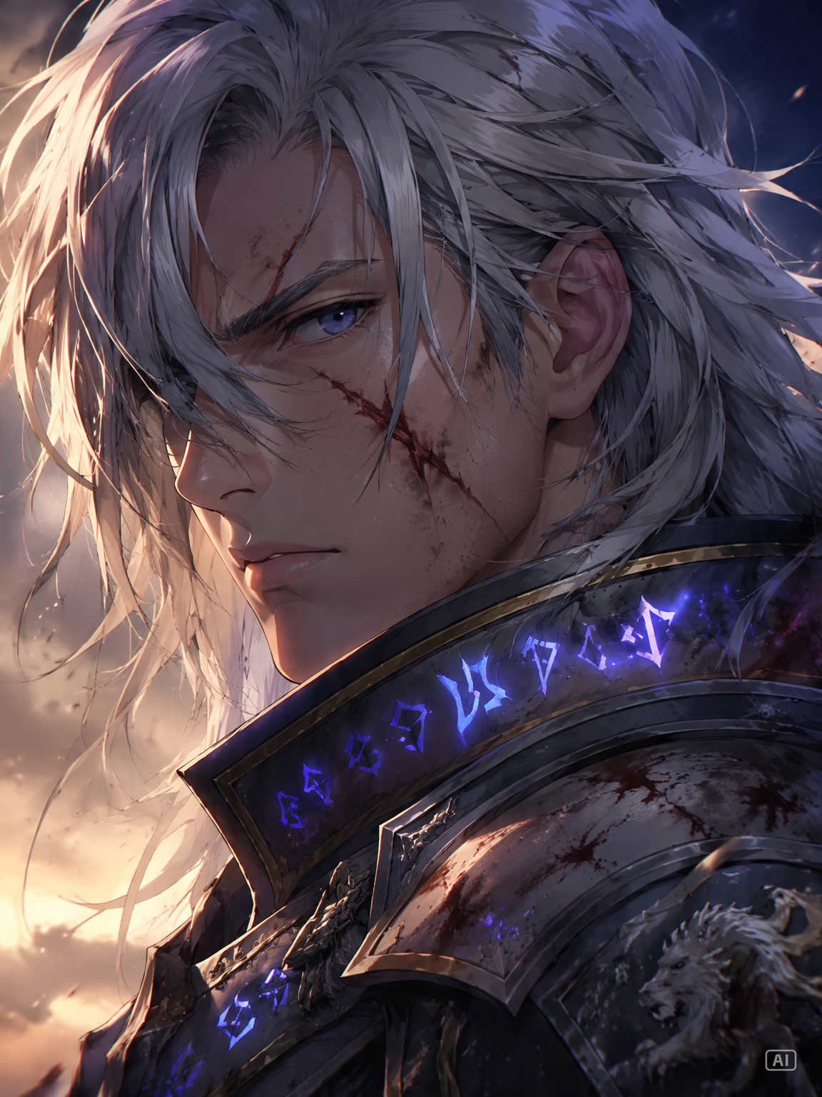 Fantasy RPG anime gaming profile picture generated by Pippit