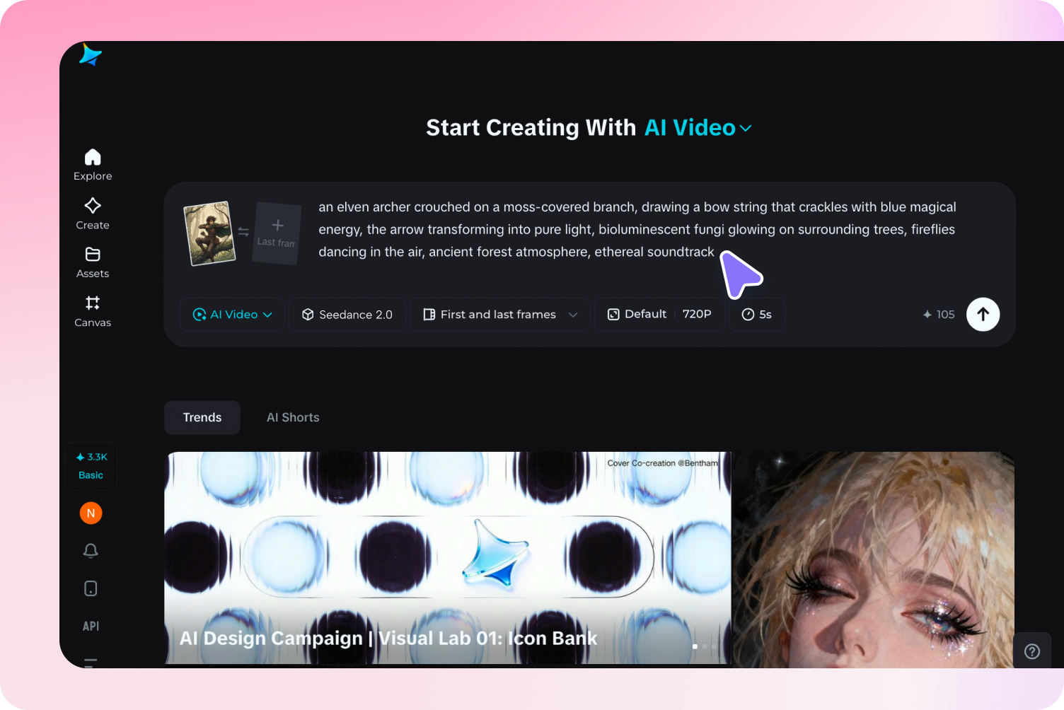 Skriv en animerad textfråga för en video