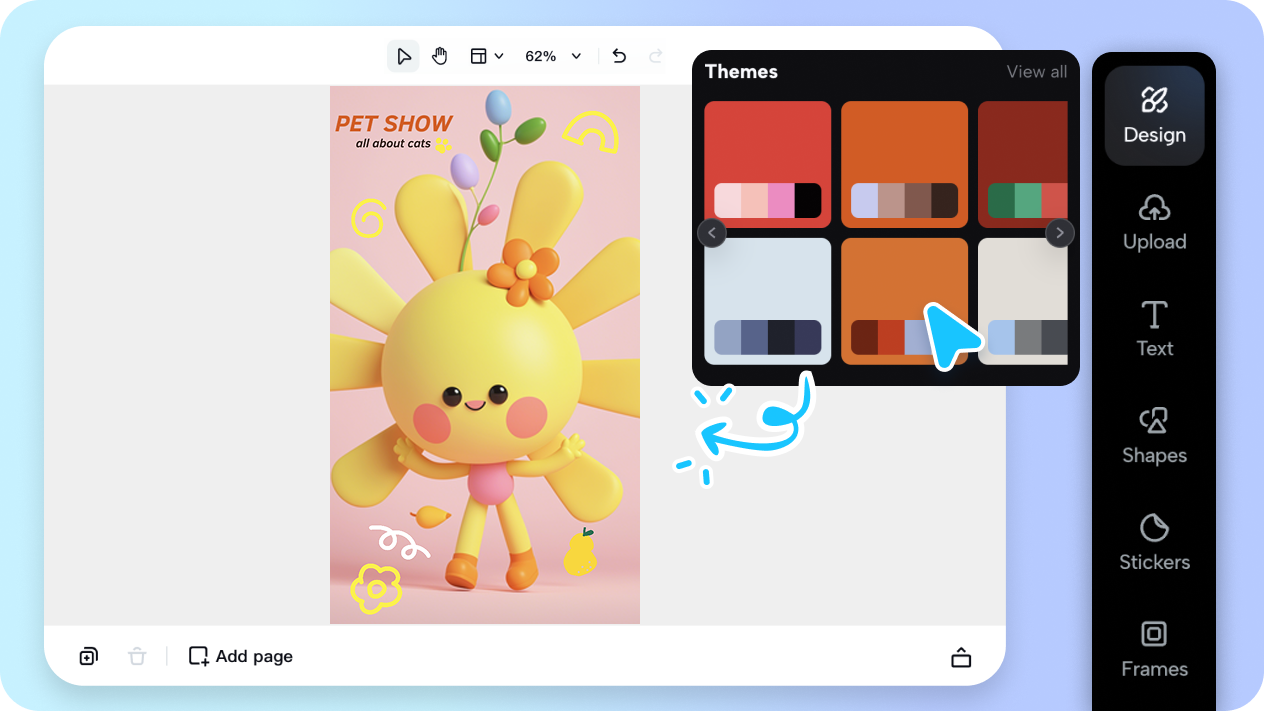 Versatile tools and rich media for creative logos