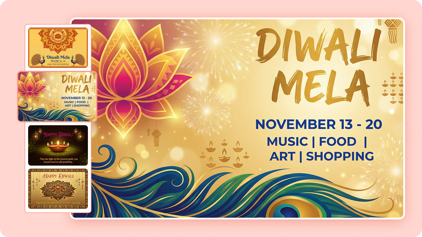  Diwali Banner: 3 Fast Ways to Design Festive Greetings & Promotions
