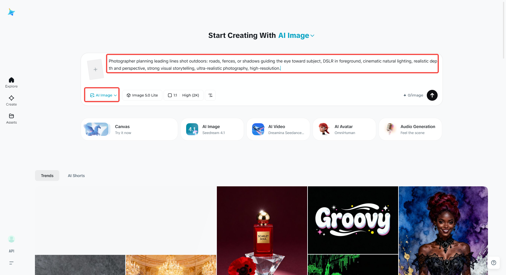 輸入前導線攝影提示