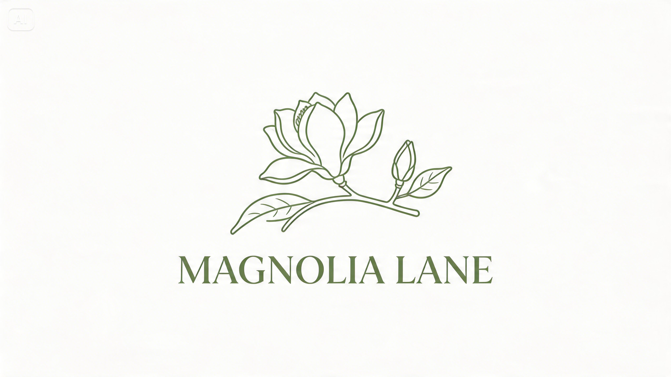 Prompt for a botanical line-art logo