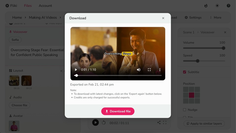 Fliki - AI YouTube Shorts video generator free