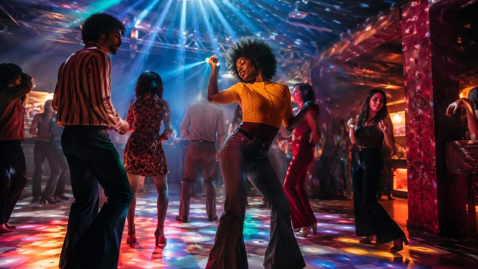 AI disco dance generator template cover