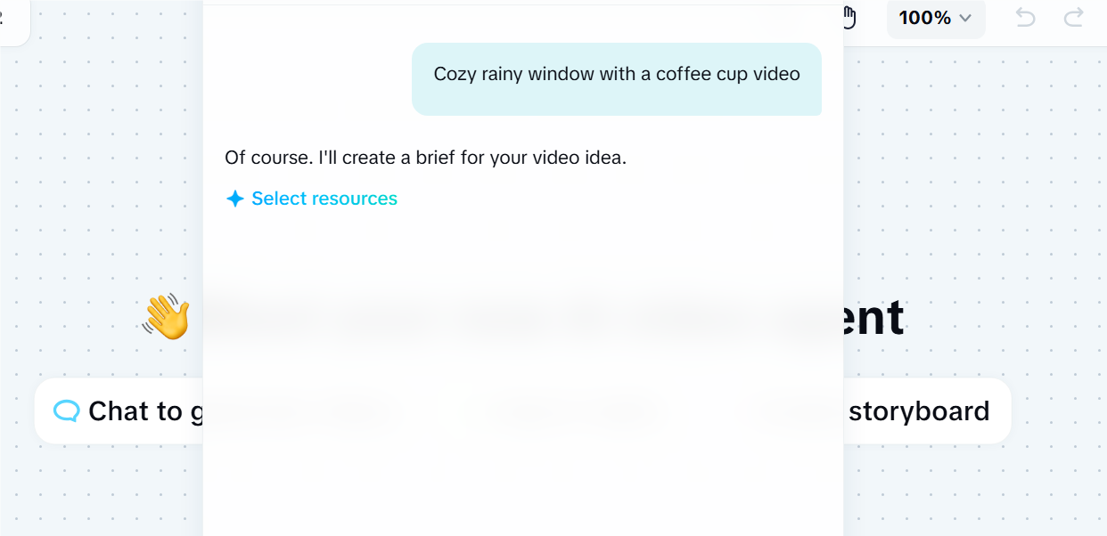 Relaxing faceless video prompt