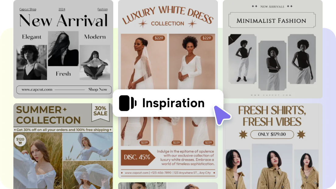 Customizable side by side picture templates