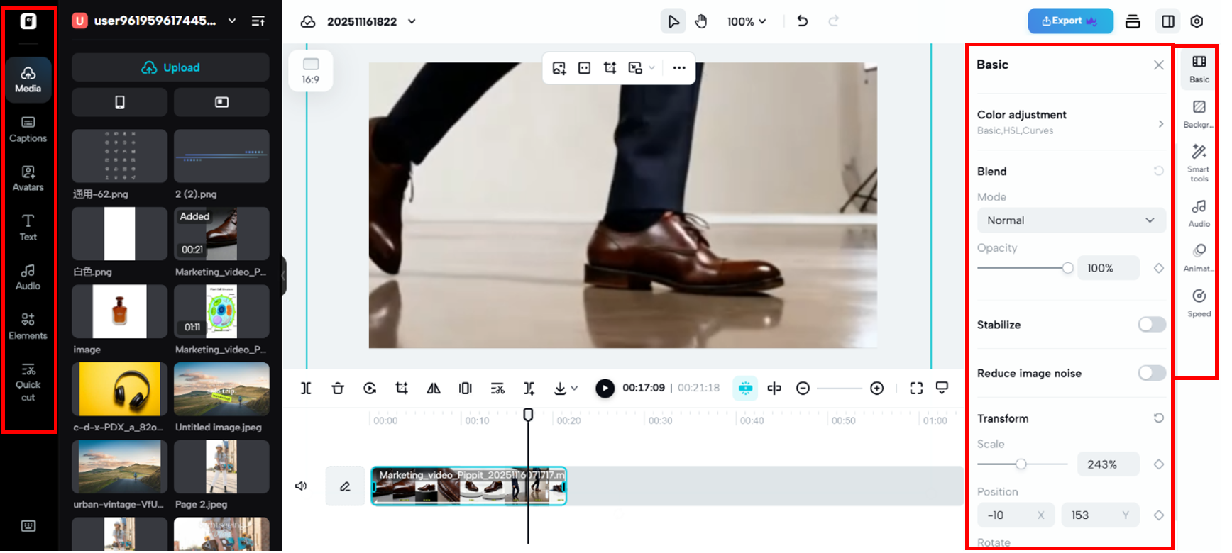 Nâng cao video với chỉnh sửa