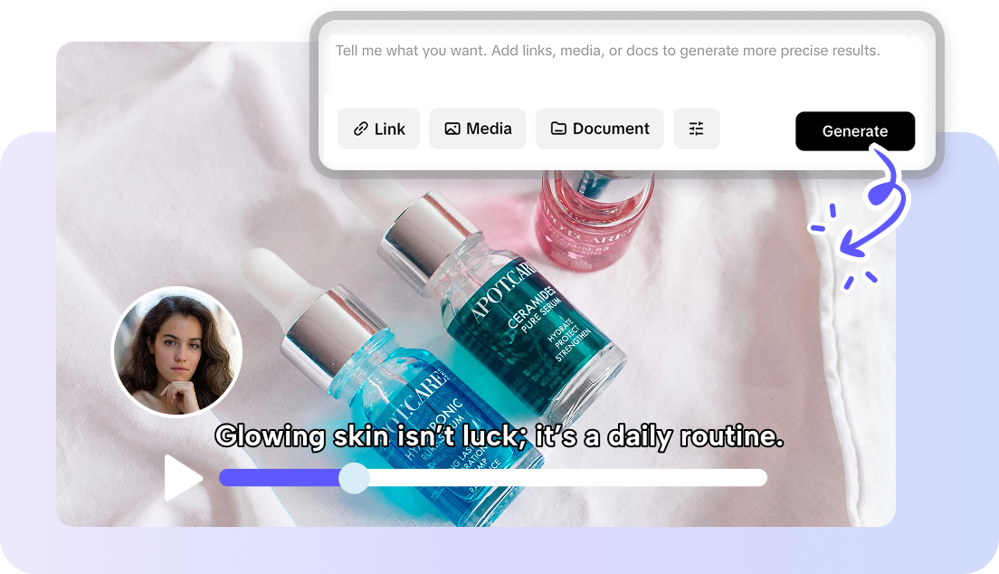 AI tạo video trong Pippit