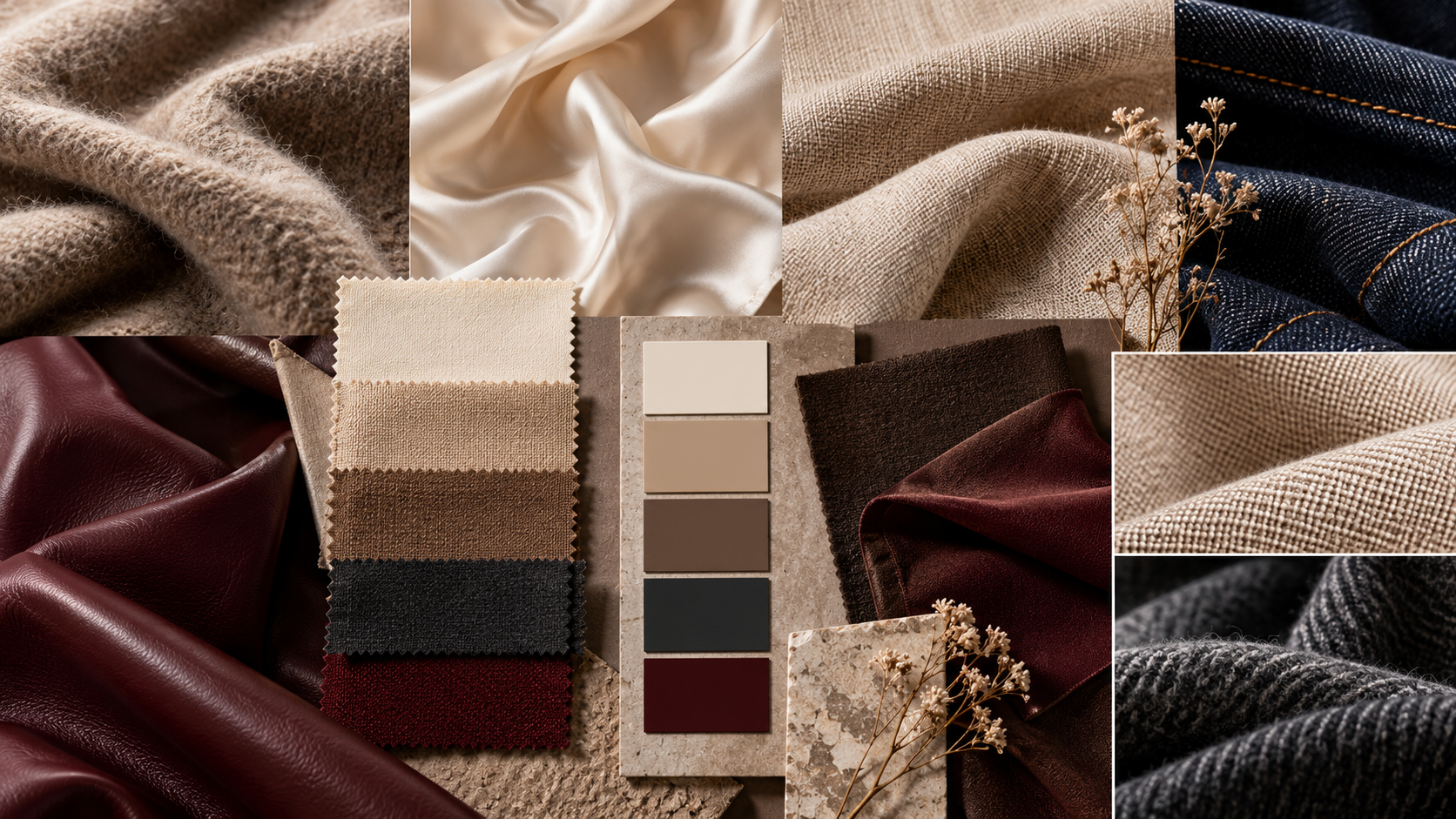 Matching fabric swatches with colors