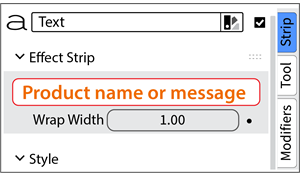 Paggawa ng text strip sa Blender video editor