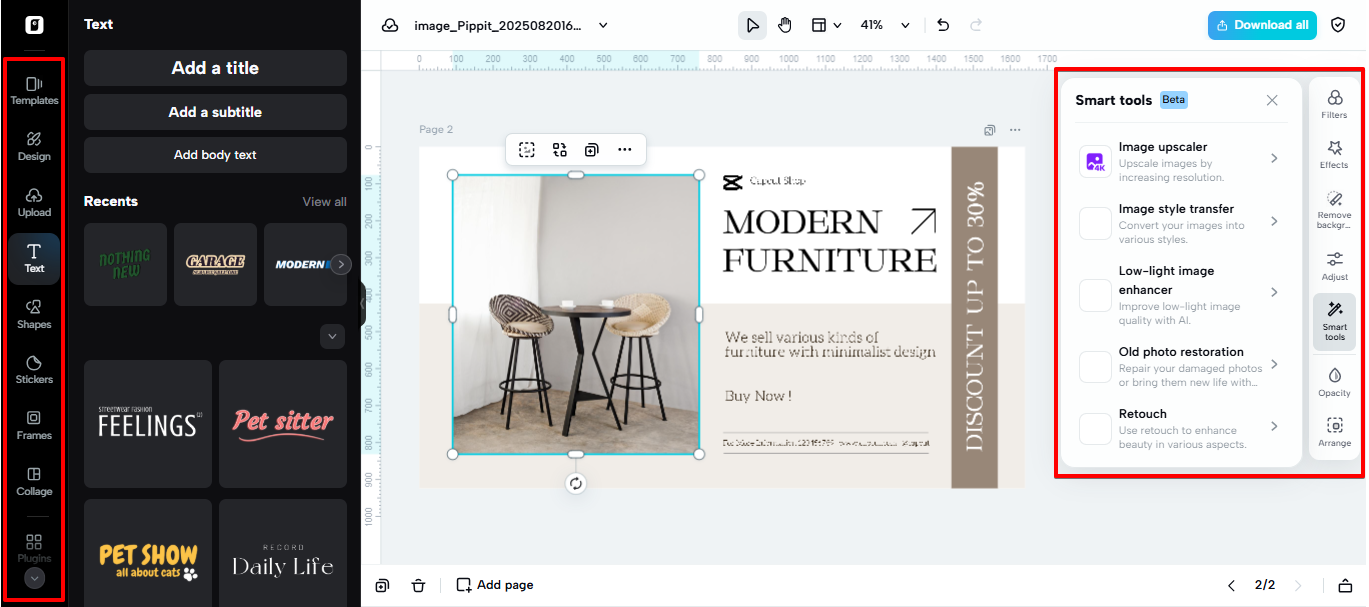 Editor de imagens poderoso