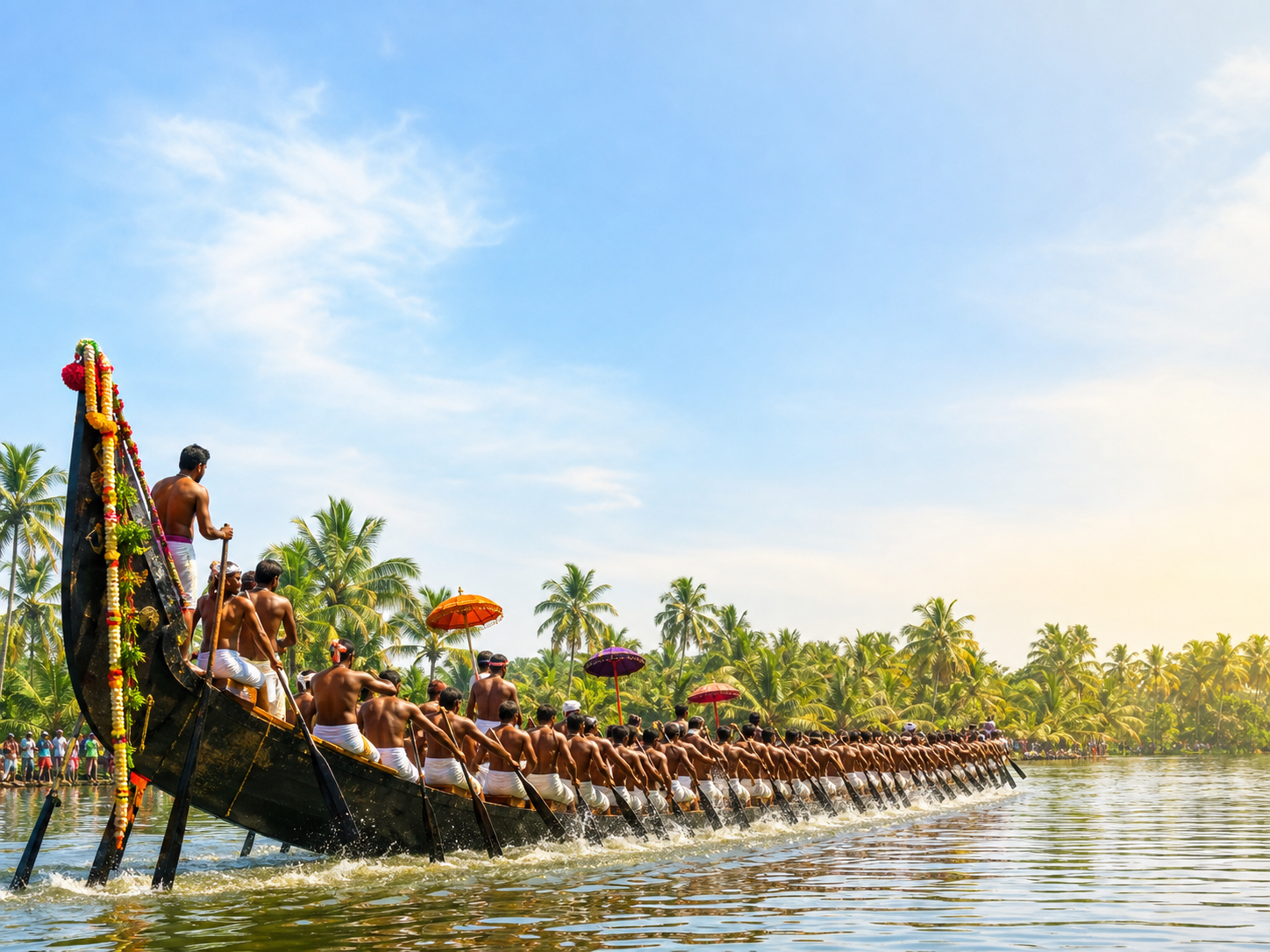 Snake Boat Race Poster Prompt Beispiel 1