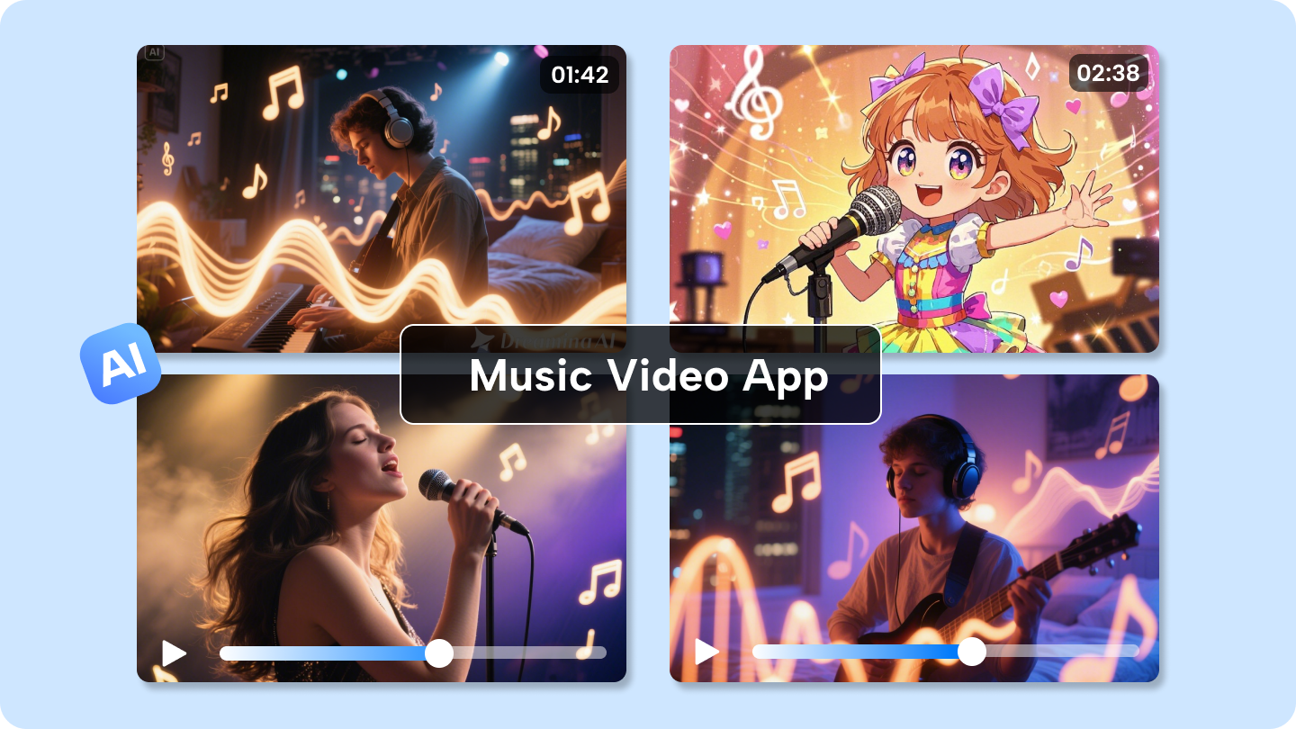 Application vidéo musicale
