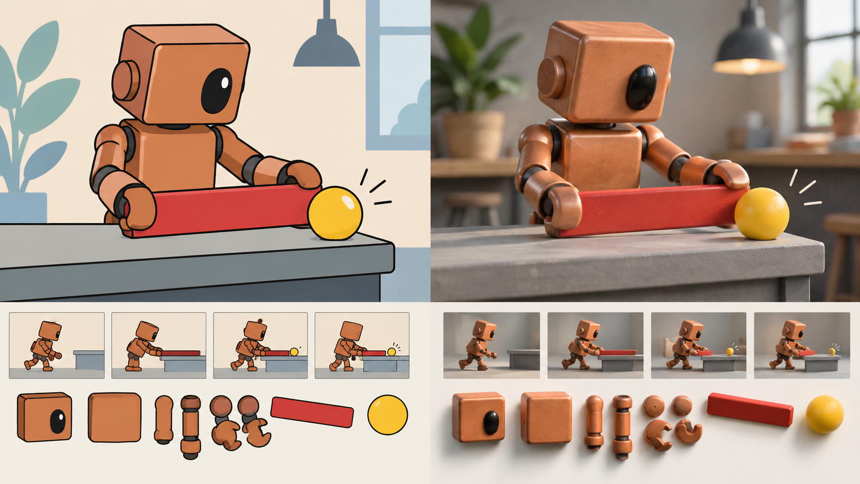 2D-Look vs 3D-Look Animation: Compare One Story and Its Deliverables