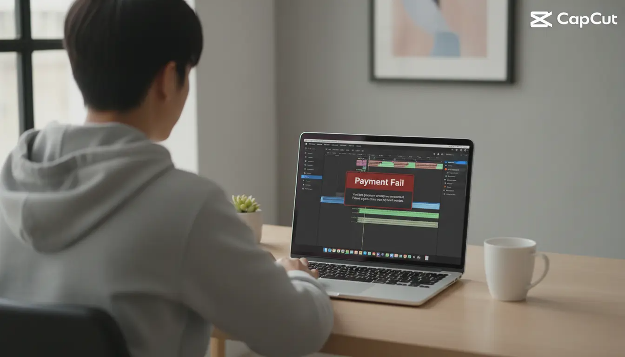 payment fail for CapCut Pro