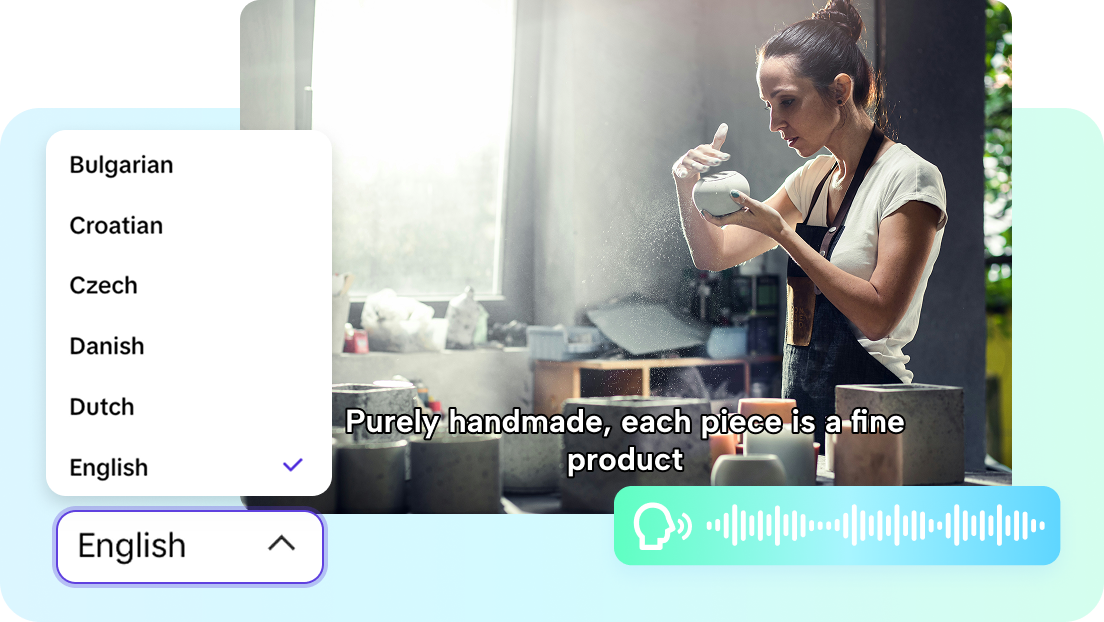 Create vocals in multiple languages with ease
