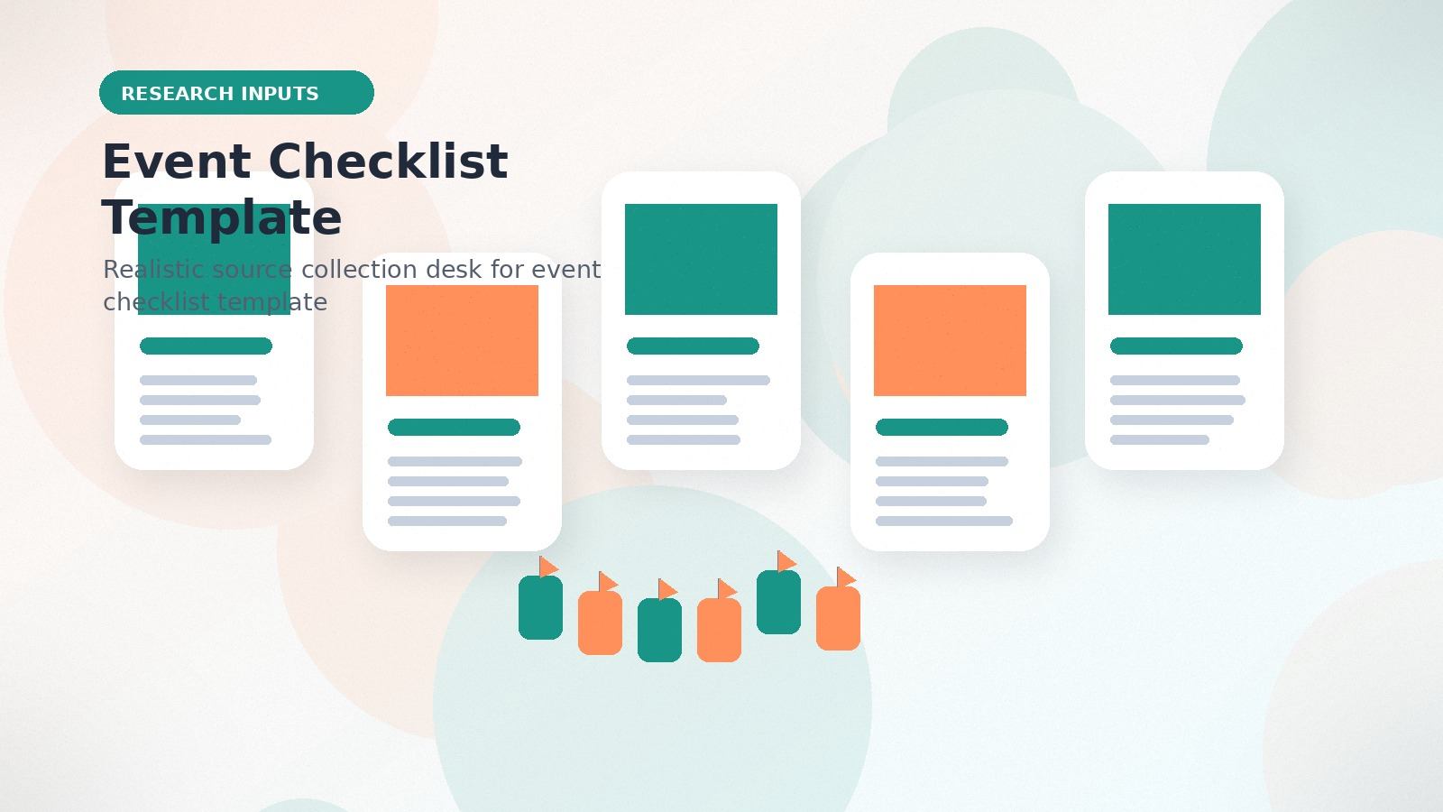 Event Checklist Template realistic research inputs visual for event checklist template