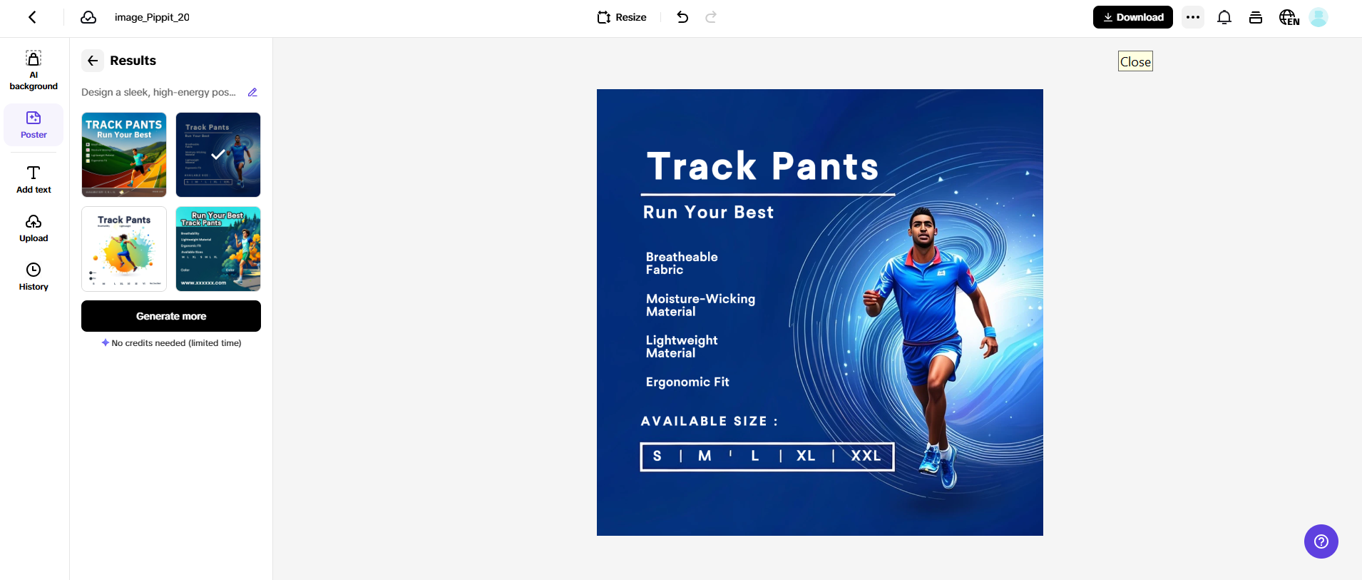 Customize your poster