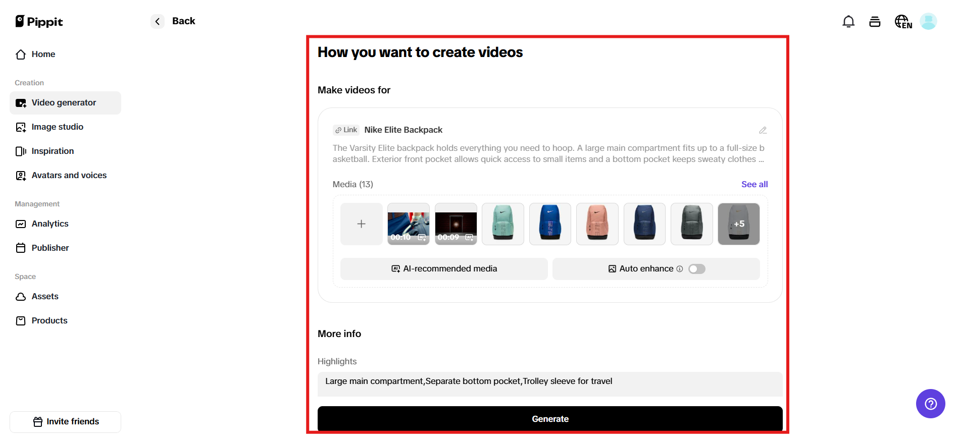 How you want to create videos
