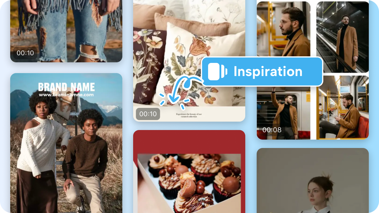 Customizable templates for easy video creation