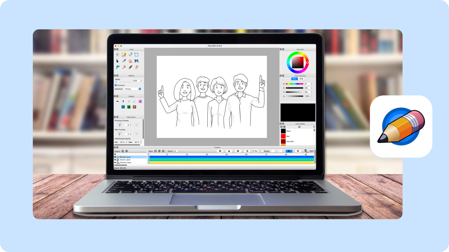 pencil2d animációs szoftver