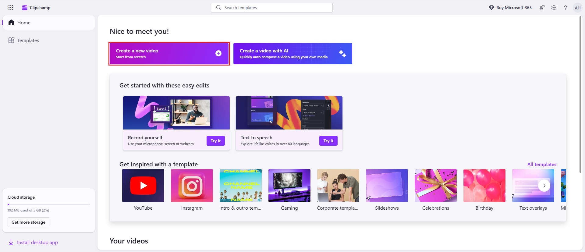 Upload your audio