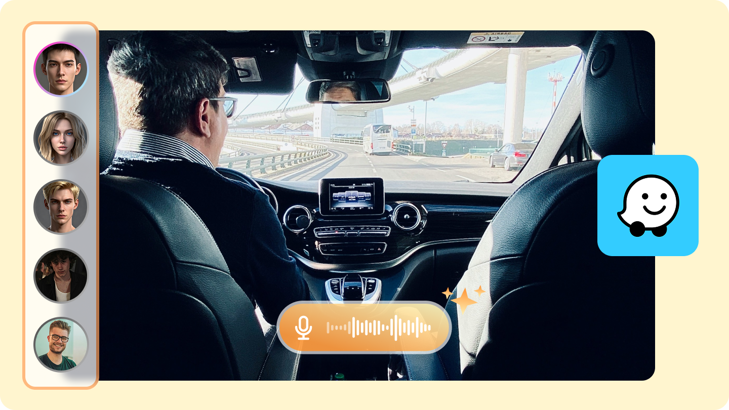 как ты меняешь голоса на waze