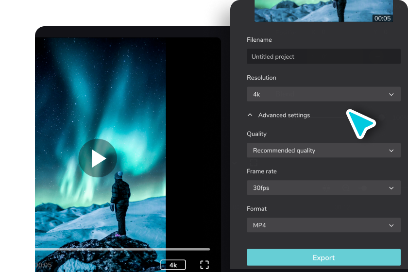 Exportera din video gratis