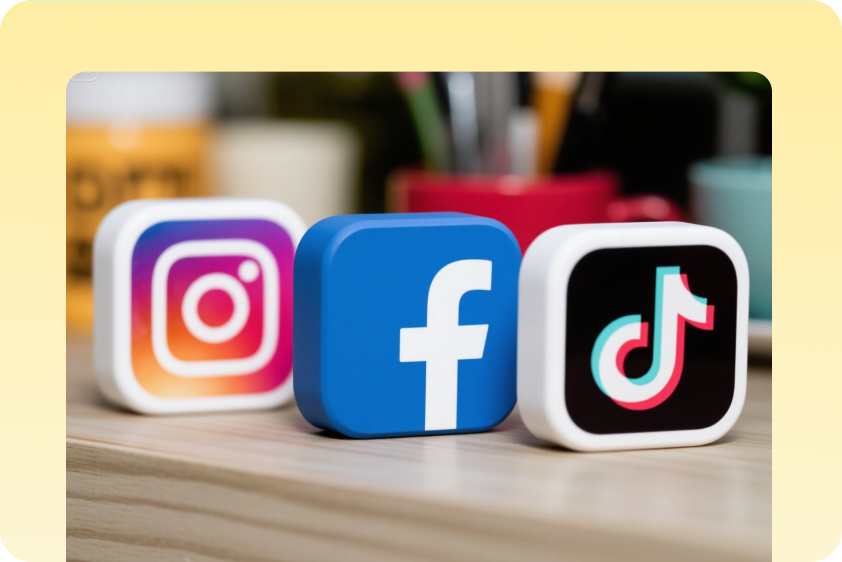 Creates engaging social media posts by generating AI images using CapCut