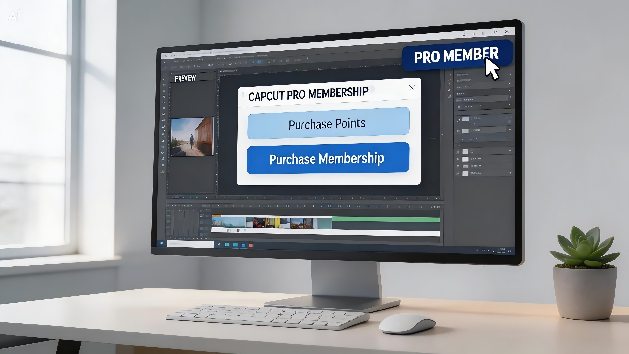 Đăng ký Pro hết hạn vào CapCut