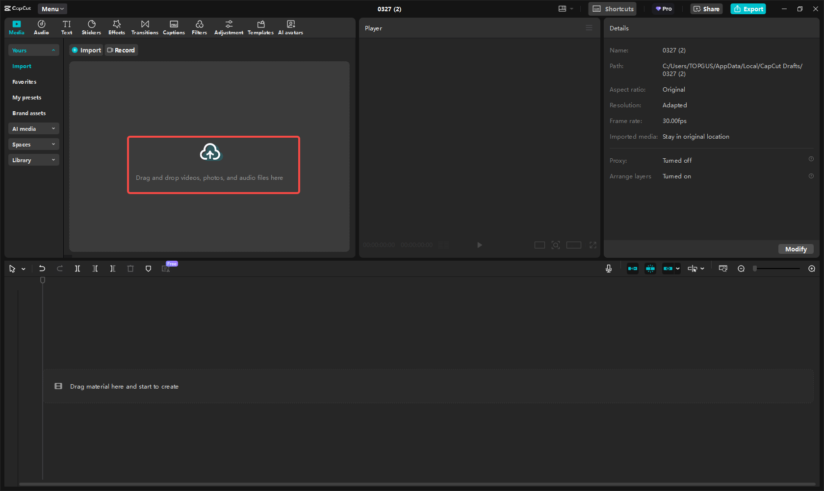 Import pictures, videos, and music