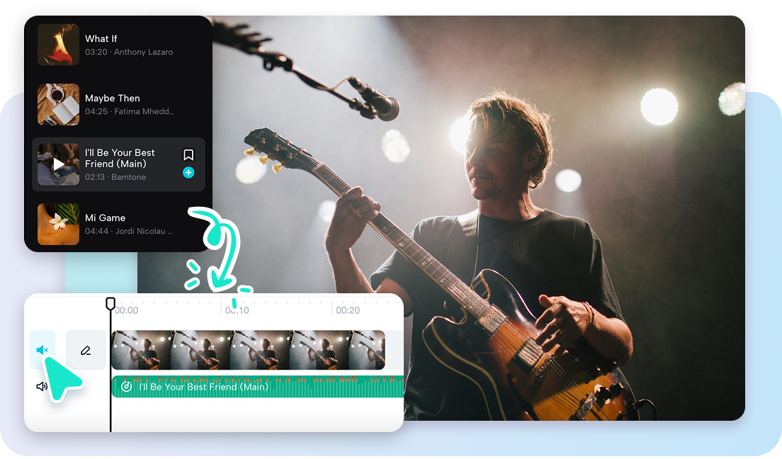 ปิดเสียงร้องและเก็บเสียงเพลงไว้