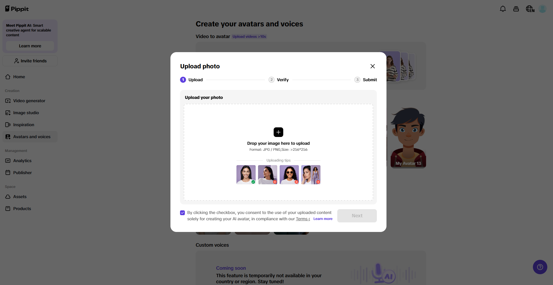 Generate your avatar