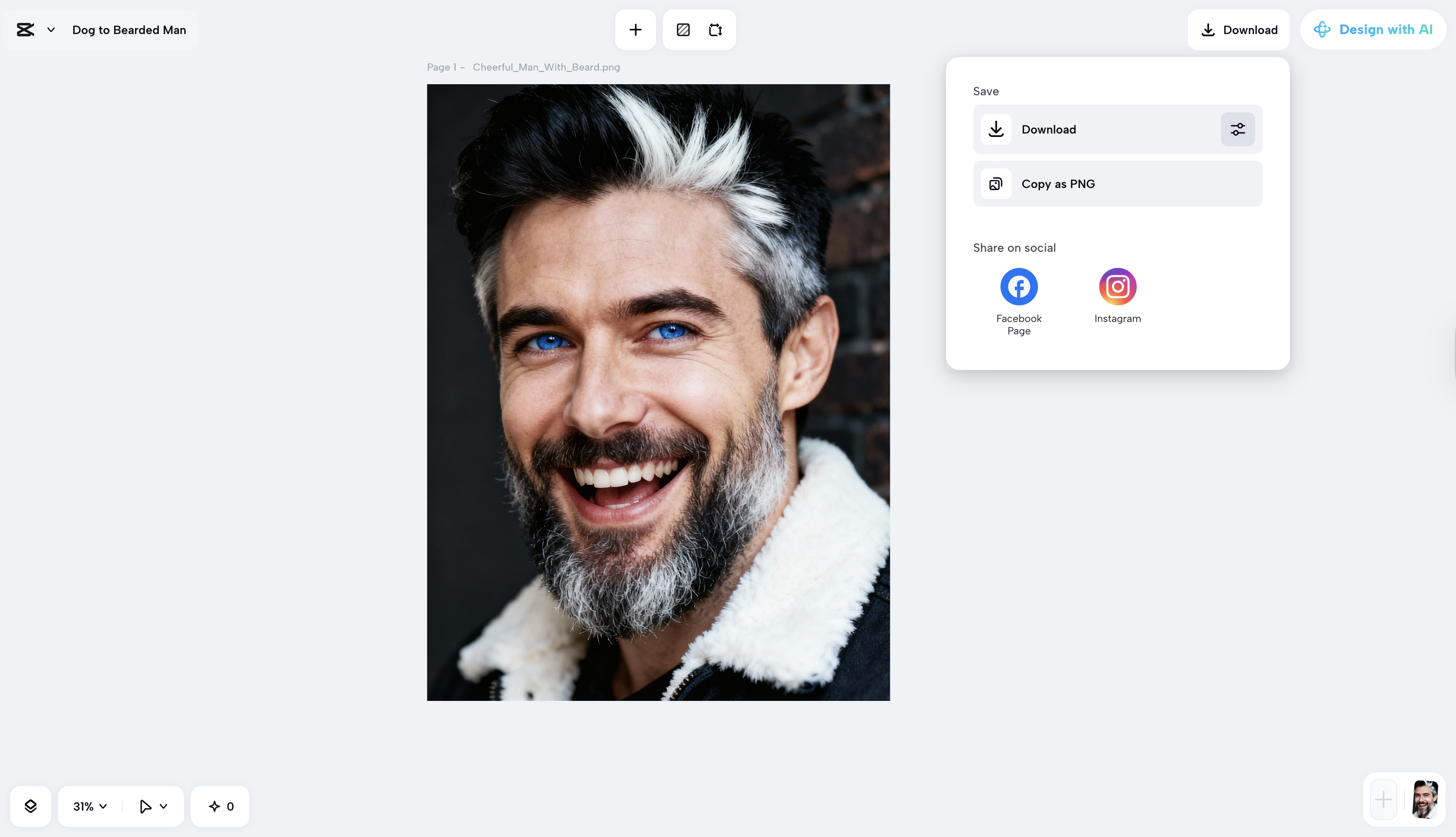 CapCut interface online
