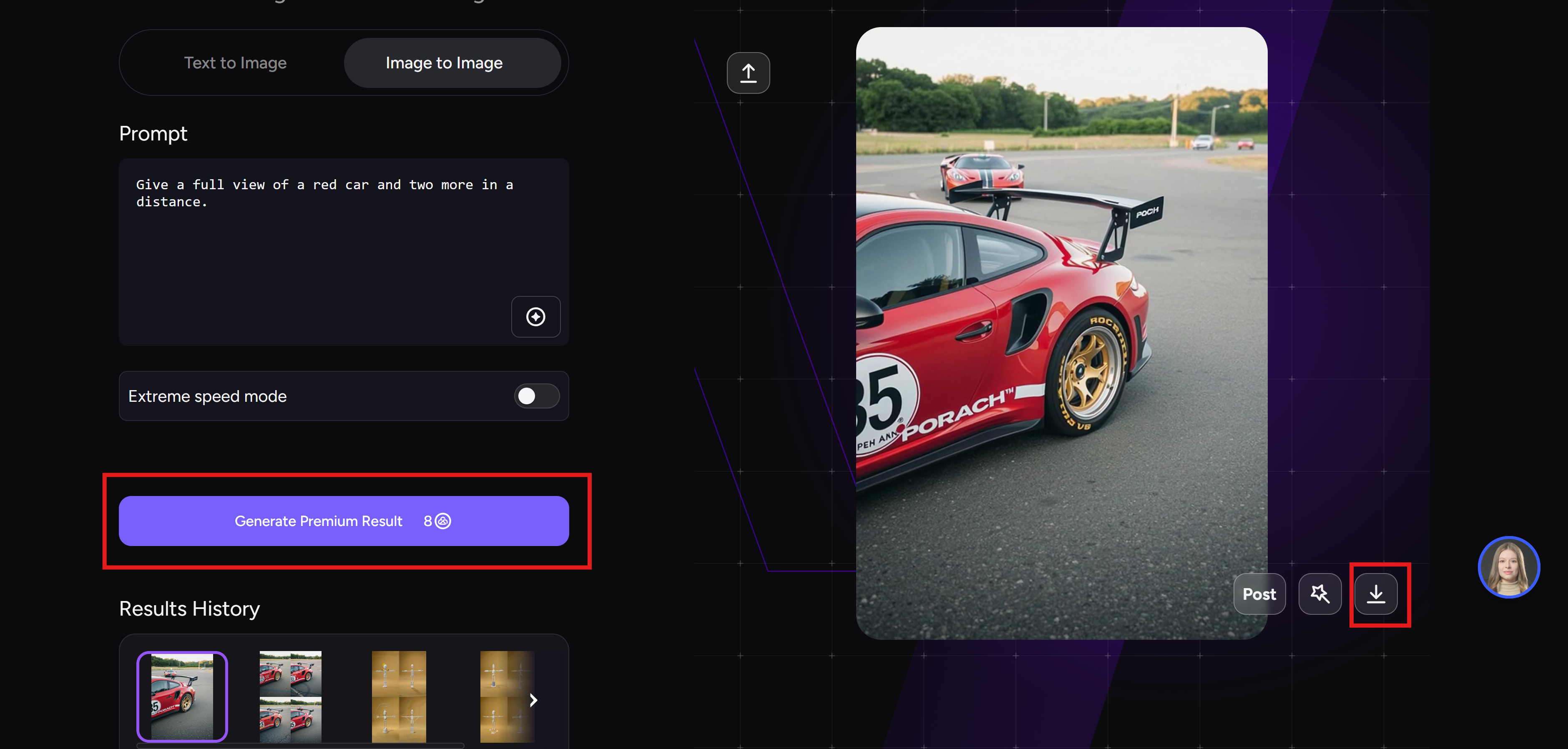 Generator gambar Akool AI